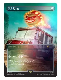 MTG Secret Lair PlayStation TWISTED METAL Sol Ring Rainbow Foil Edition Presale - Image 1