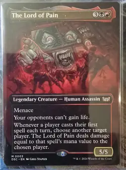 The Lord of Pain (Borderless) Commander: Duskmourn: House of Horror Regular - Image 1