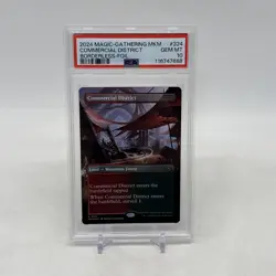 2024 MTG MURDERS AT KARLOV MANOR BORDERLESS-FOIL #324 COMMERCIAL DISTRICT PSA 10 - Image 1