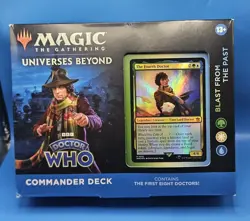 MTG Universes Beyond Doctor Who Blast From The Past Commander Deck New Sealed - Image 1