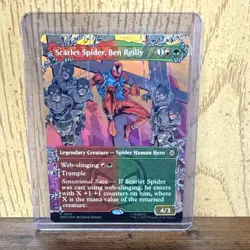 MTG Scarlet Spider, Ben Reilly (Borderless) Spider-Man Foil - Image 1
