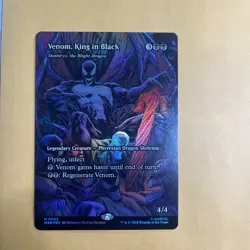 Magic the Gathering Marvel Universe Eternal Venom King in Black 22 Borderless NM - Image 1
