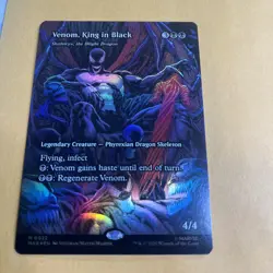 Magic the Gathering Marvel Universe Eternal Venom King in Black 22 Borderless NM - Image 2