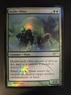 Acidic Slime NM FOIL FNM PROMO MTG FREE SHIPPING - Image 1