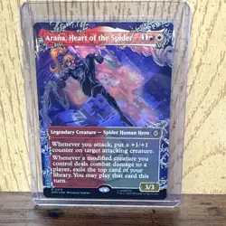 MTG Arana, Heart of the Spider (Borderless) Spider-Man Foil - Image 1