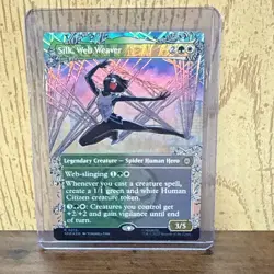 MTG Silk, Web Weaver (Borderless) Spider-Man Foil - Image 1