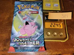 22.45g (Heavy for Lot) Journey Together Pokemon Booster Pack - Sealed #381 - Image 1