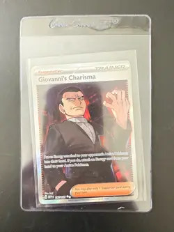 Giovanni's Charisma SR 197/165 Ultra Rare Pokemon Scarlet & Violet 151 NM - Image 1