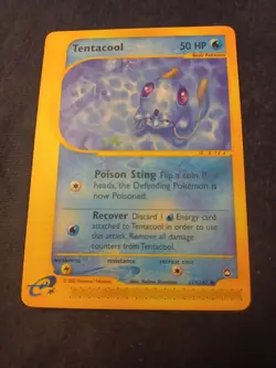Pokemon Tentacool 113/147 Aquapolis Set Regular LP - Image 1
