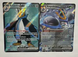 Pokemon Empoleon ex Ultra Rare & Double Rare Set 2025 Phantasmal Flames NM - Image 1