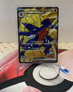 Cynthia's Garchomp ex 215/182 Pokemon TCG Destined Rivals Ultra Rare Pokemon TCG - Image 1