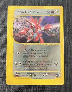 Rocket's Scizor #4 non Winner Best of Game WOTC Near Mint Black Star Promos 2002 - Image 2