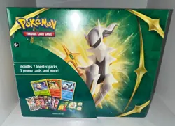 POKEMON NEW & FACTORY SEALED 2022 SPRING COLLECTOR BUNDLE TREASURE BOX - 7 PACKS - Image 1