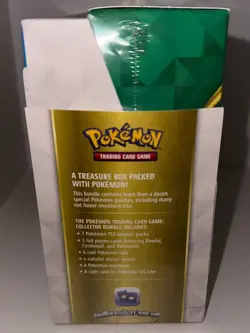 POKEMON NEW & FACTORY SEALED 2022 SPRING COLLECTOR BUNDLE TREASURE BOX - 7 PACKS - Image 3