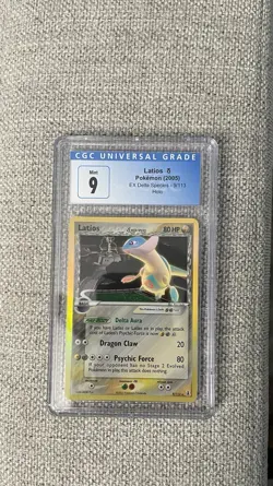 CGC 9 MINT Latios 9/113 EX Delta Species Holo Pokemon - Image 1