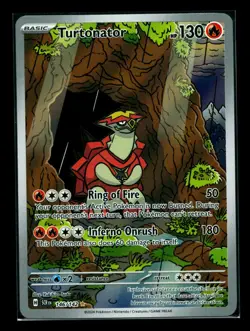 Turtonator - 146/142 Illustration Rare Holo NM Pokemon SV07: Stellar Crown NM - Image 1