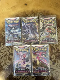 Astral Radiance Booster Pack Art Bundle [Set of 5] Pokemon TCG - Image 1