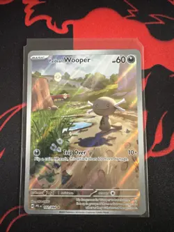 2025 POKEMON PFL EN-PHANTASMAL FLAMES 102 PALDEAN WOOPER ILLUSTRATION RARE - Image 1