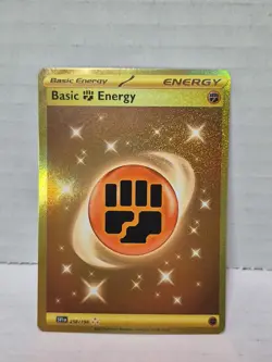 Pokemon Scarlet & Violet Basic Fighting Energy Hyper Rare 258/298 Pokemon - Image 1