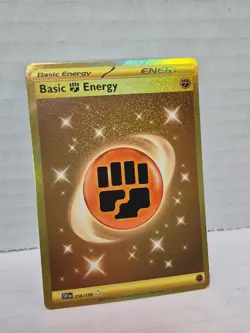 Pokemon Scarlet & Violet Basic Fighting Energy Hyper Rare 258/298 Pokemon - Image 2