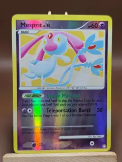 HP Pokemon - Mesprit - Mysterious Treasures 14/123 - Reverse Holo Rare - Image 1