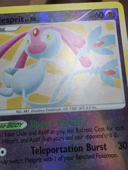 HP Pokemon - Mesprit - Mysterious Treasures 14/123 - Reverse Holo Rare - Image 5