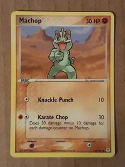 Pokemon Machop 64/101 Hidden Legends NM-MT See Pictures - Image 1