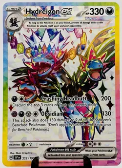 Hydreigon EX 223/191 Surging Sparks Ultra Rare Full Art Holo Pokemon TCG NM - Image 1