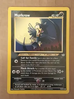 Pokemon Murkrow 46/64 Neo Revelation Near Mint See Pictures - Image 1