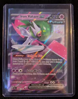 Pokemon - Iron Valiant Ex 089/182 - Paradox Rift - Holo Double Rare - Near Mint - Image 3