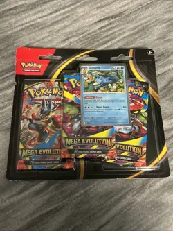 Pokemon TCG Mega Evolution 3 Pack Blister Factory Sealed Golduck - Image 1