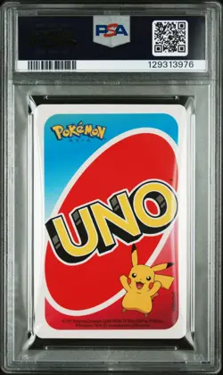 2020 UNO POKEMON EEVEELUTIONS ASIA BACK-WILD-DRAW 4 PSA 10 - Image 2
