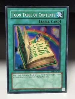Toon Table of Contents TP6-EN002 Tournament Pack 6 Unlimited Super Rare - Image 1