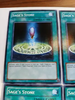 x5 YuGiOh! Sage's Stone GLD4-EN038 Common Limited Edition - Image 2