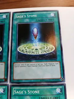 x5 YuGiOh! Sage's Stone GLD4-EN038 Common Limited Edition - Image 3