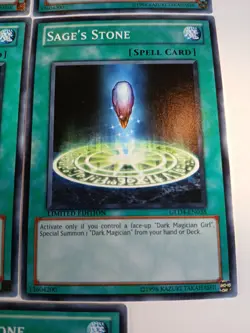 x5 YuGiOh! Sage's Stone GLD4-EN038 Common Limited Edition - Image 5