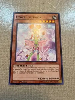 Yu-Gi-Oh! Cyber tutubon mint common 1st ed RATE-EN010 - Image 1