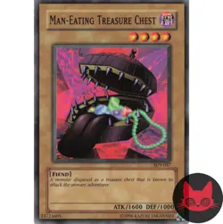 Yugioh Man-Eating Treasure Chest SDY-037 Common NM - Image 1