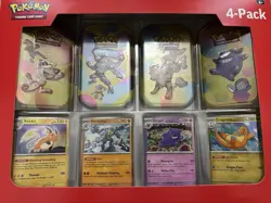 Pokemon 151 4 Mini Tins + 4 Promo Cards Bundle Sam’s Club - Image 3