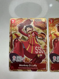Monkey.D.Luffy P-080 Bandai Card Games Fest 24-25 Promo Near Mint NM (2) - Image 2