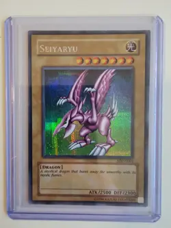 Seiyaryu SDD-E001 Prismatic Secret Rare UNL Edition Yu-Gi-Oh TCG Card Mint - Image 1