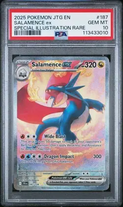 Salamance EX 187/159 Journey Together Special Illustration Card PSA 10 - Image 1