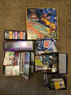 Childhood pokemon card collection 400+ cards and PSA Sirfetchd - Image 1