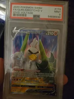 Childhood pokemon card collection 400+ cards and PSA Sirfetchd - Image 4