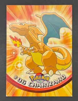 Pokemon Card Charizard 06 Topps 1999 - Lightly Played - Image 1