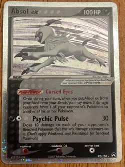 Absol ex - Pokemon Card TCG - Power Keepers (PK) Ultra Rare Holo - Image 1