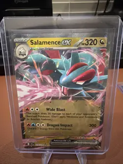 Salamence ex 114/159 Journey Together Double Rare Pokemon TCG Card NM - Image 1