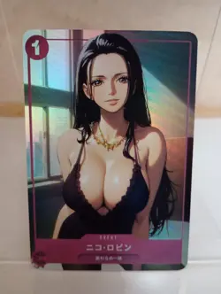 Nico Robin One Piece Anime Waifu Sexy Goddess Doujin Card - Image 1