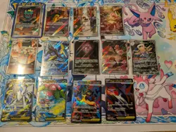 Pokemon Mega Evolution Lot Of 13 Cards 9 Illustration Rare 4 Ultra Rare NM - Image 1