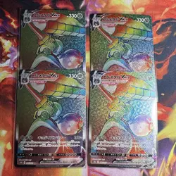 Pokemon TCG Lot Of 16 Rainbow Rare Cards Melmetal Lunala Lycanroc - Image 3